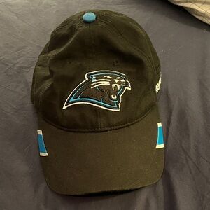 Reebok Black Cap with Blue Panther Logo